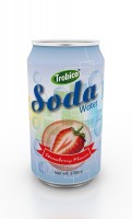 330ml strawberry flavor soda water